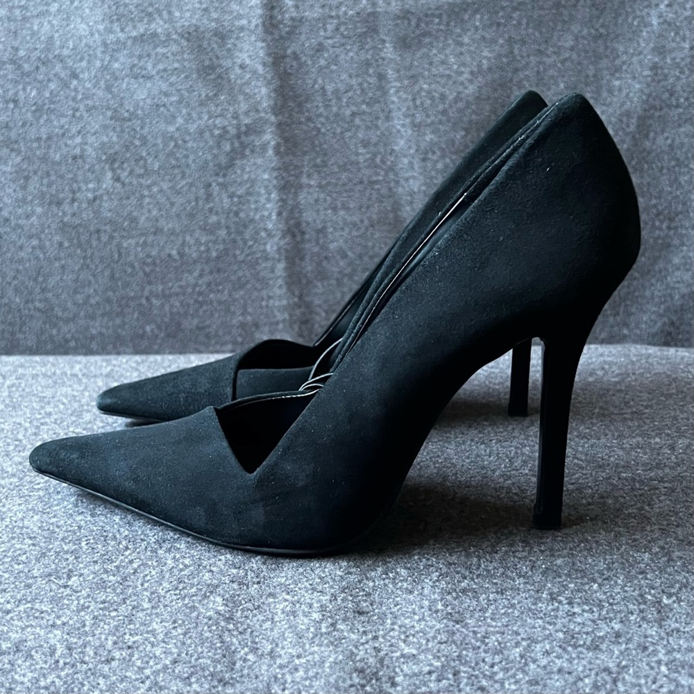 Zara Microsuede Stiletto Pumps